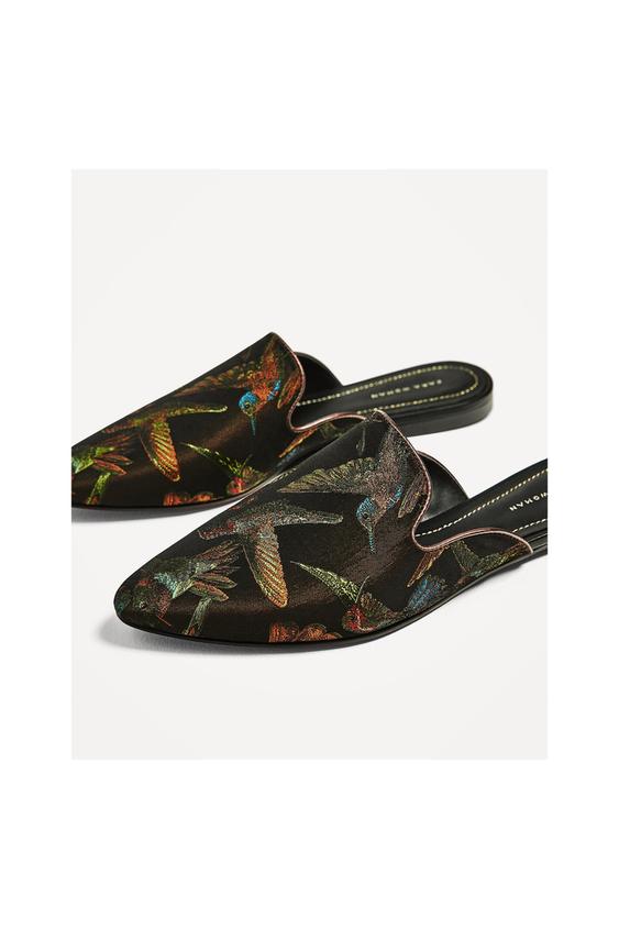 Zdjęcie 1 TEKSTYLNE KLAPKI z Zara