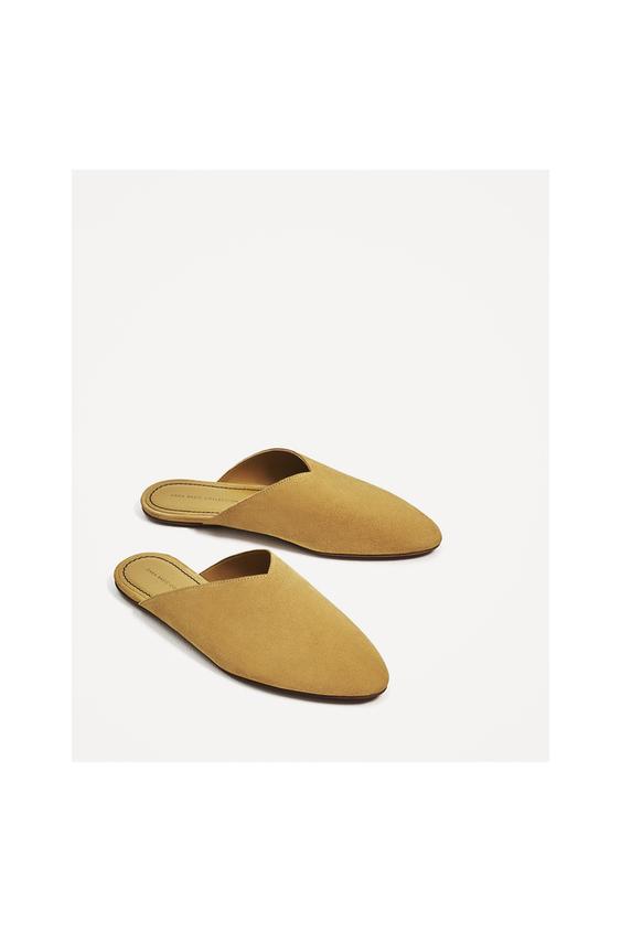 Imagem 1 de PALA PELE ABERTURA EM V da Zara