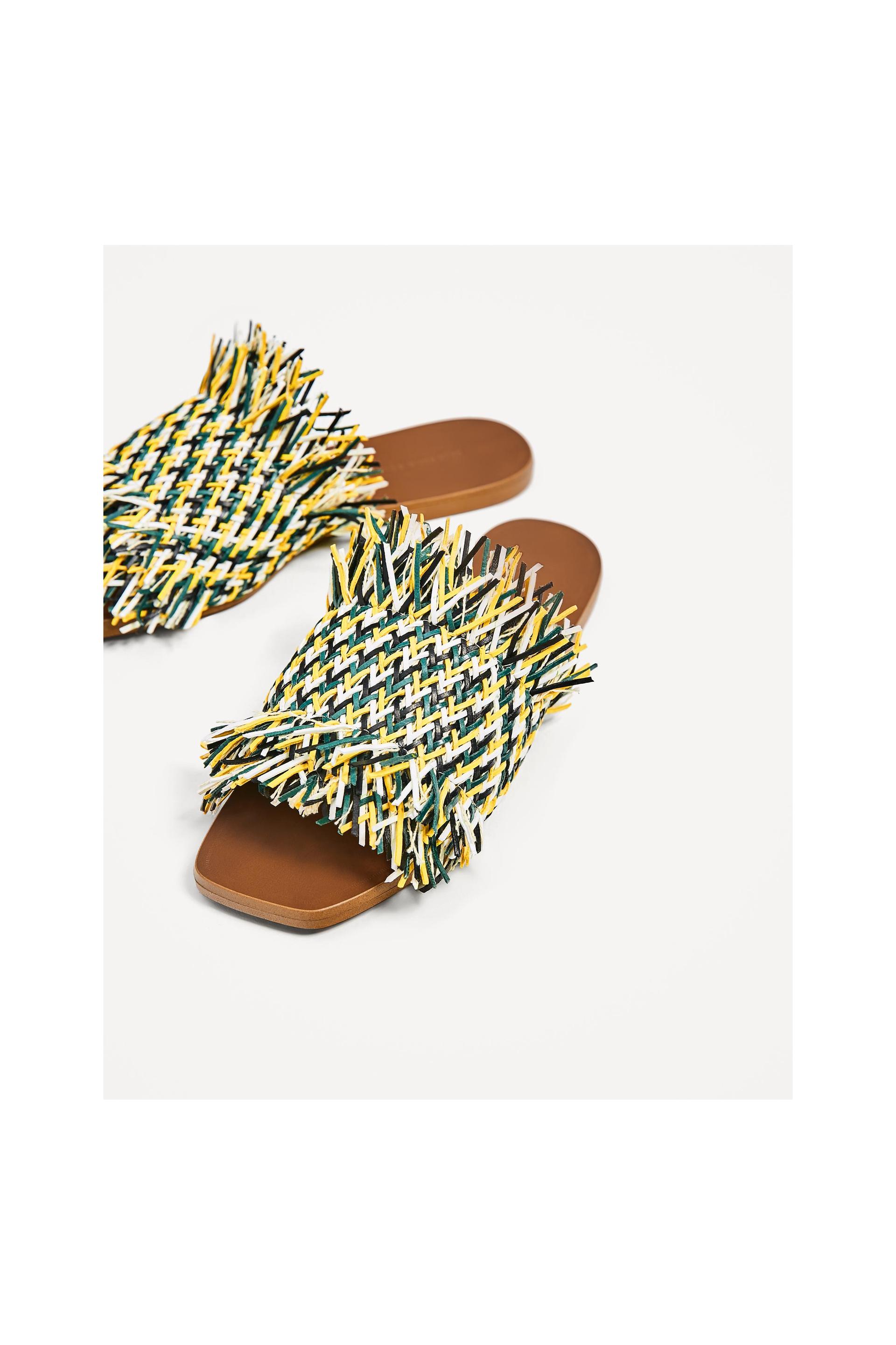 PALA PLANA TRENZADA MULTICOLOR