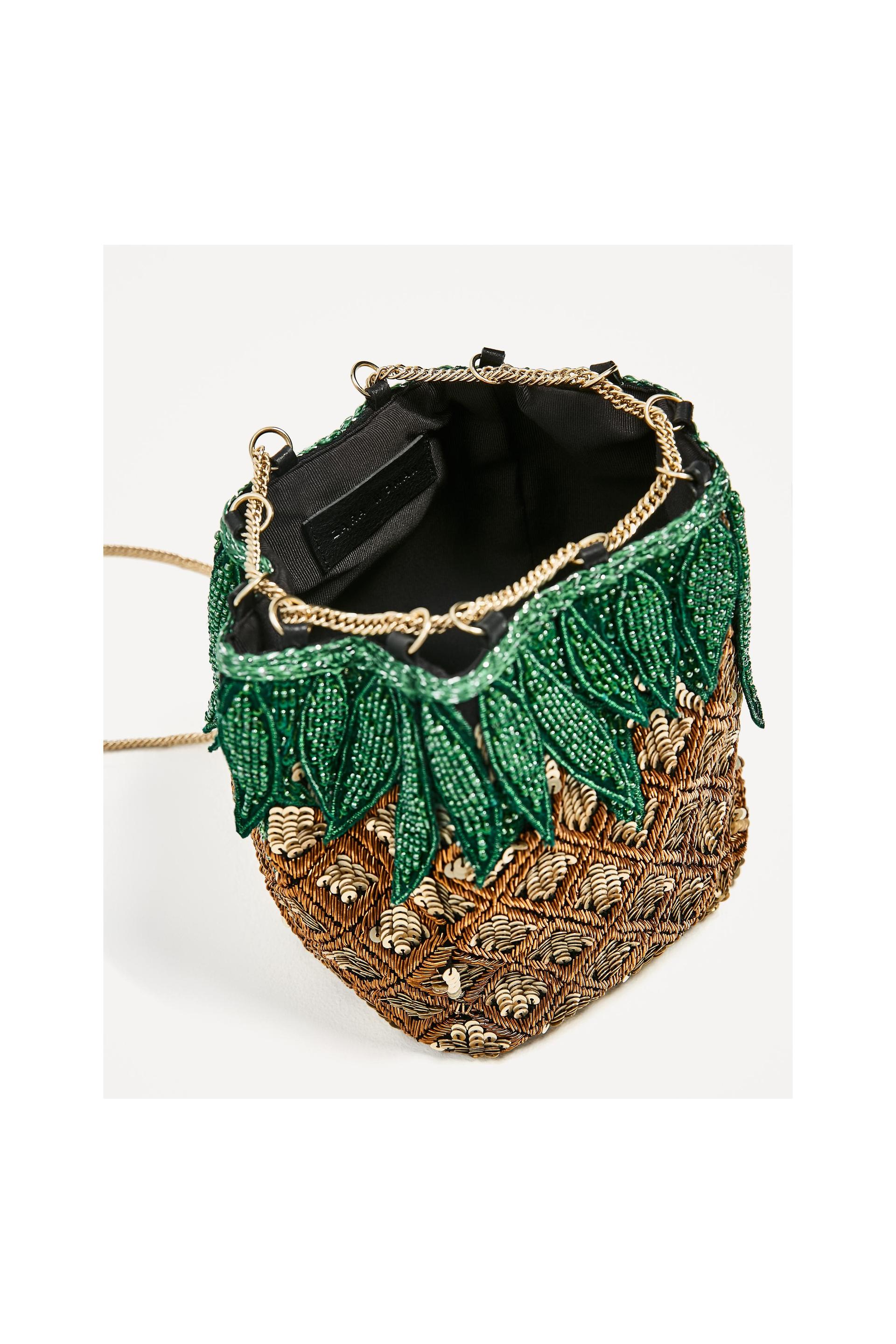Zara pineapple bag Clearance