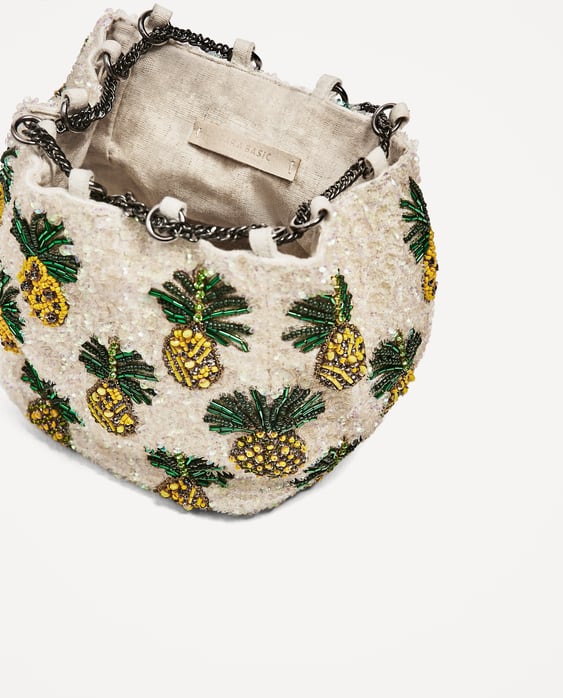 Image 6 of PINEAPPLE BUCKET BAG from Zara