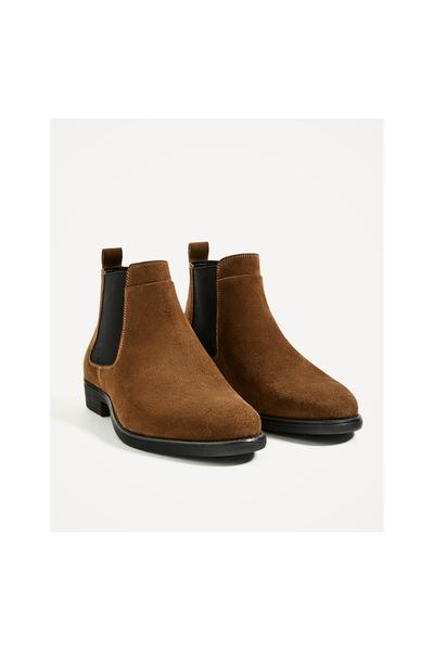 Imagem 3 de BOTIM PELE CHELSEA da Zara