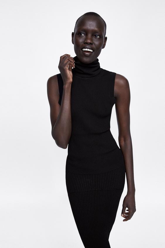ç”»åƒ 2 ã® MINIMAL COLLECTION リブ編ã¿ã‚»ãƒ¼ã‚¿ãƒ¼ ザラã‹ã‚‰