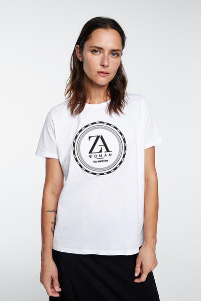 ZdjÄcie 2 KOSZULKA Z LOGO ZARA z Zara