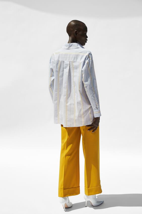 Image 4 of TURN UP TROUSERS from Zara