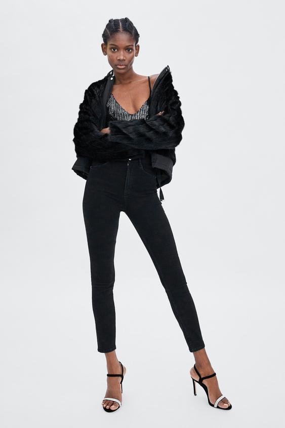Er Jacket With Contrasting Faux Fur