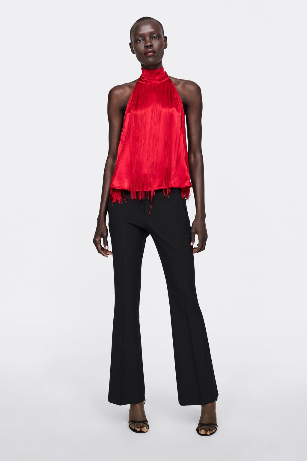 Image 1 of FRINGED TOP from Zara