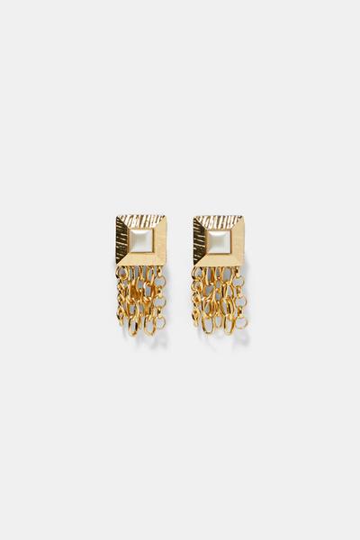 Women S Jewellery New Collection Online Zara United Kingdom Chain Earrings