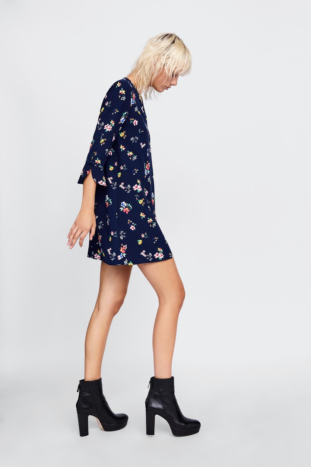 VESTIDO CRUZADO ESTAMPADO FLORAL