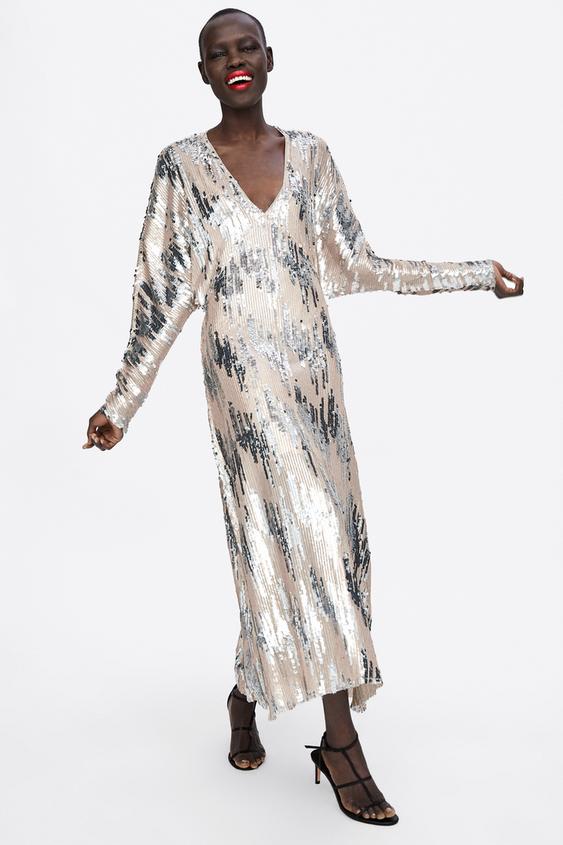 Image 1 of SEQUIN DRESS from Zara