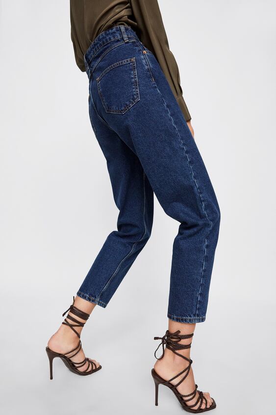 NEW-MOM-JEANS IN STONE BLUE