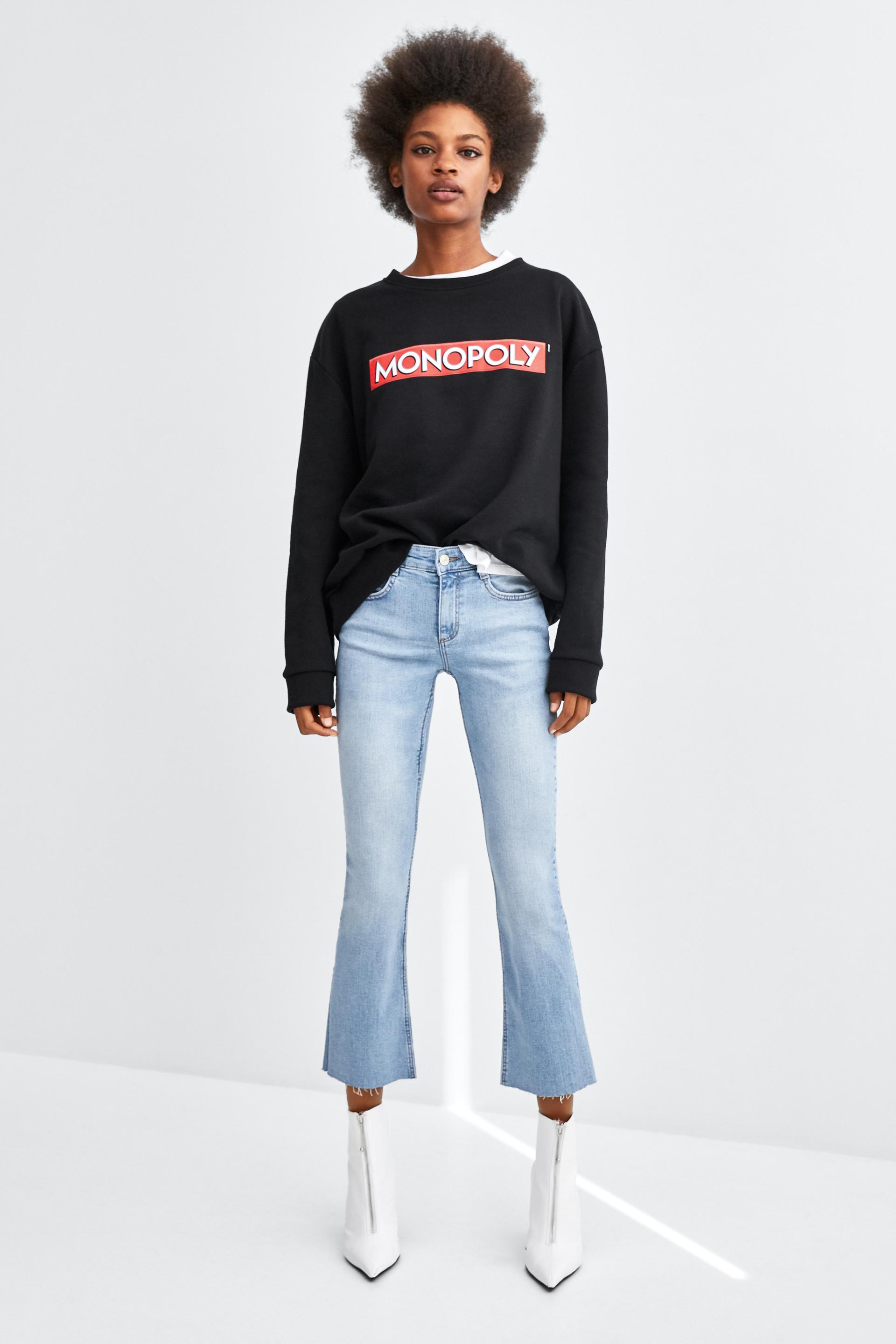 Hi Rise Jeans Mit Leichtem Schlag Jeans Trf