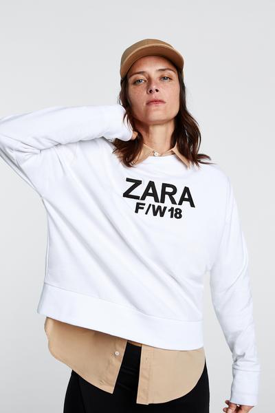 ZdjÄcie 2 BLUZA Z LOGO ZARA z Zara