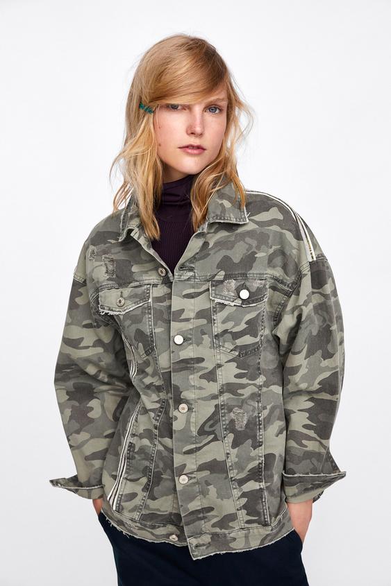 Image 2 of Z1975 CAMOUFLAGE JACKET from Zara