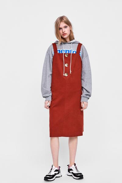 red dresses new collection online zara spain