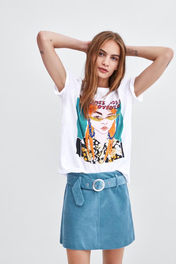 Image 3 of GIRLS’ PRINTED T-SHIRT from Zara