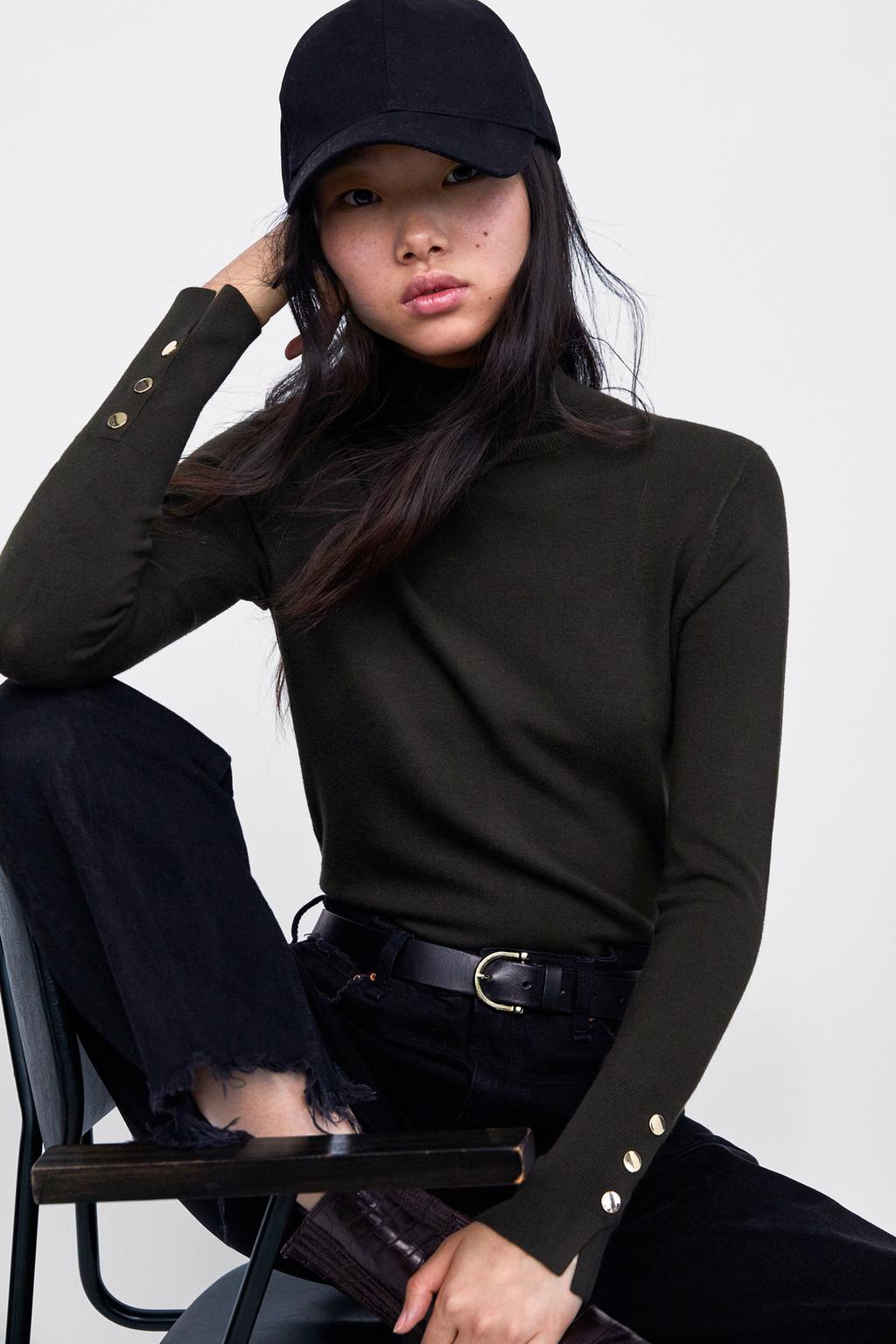 Imagen 6 de JERSEY BÃSICO CUELLO SUBIDO de Zara