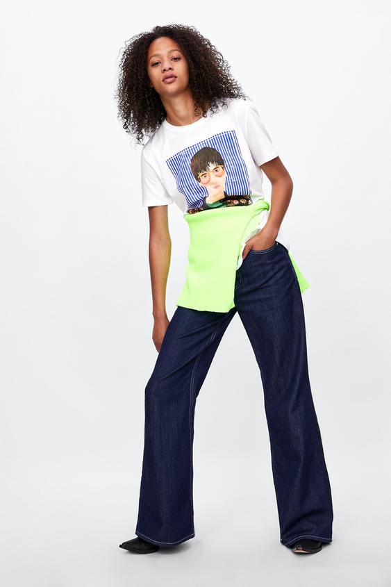 Image 1 of FACE PRINT T-SHIRT from Zara