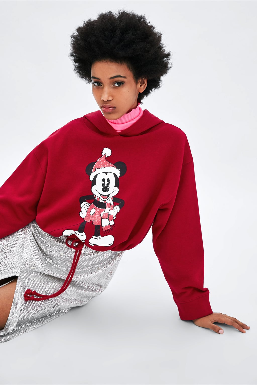 Image 2 of ©DISNEY’S MICKEY MOUSE HOODIE from Zara