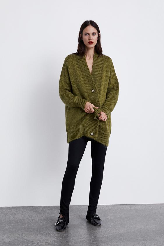 CARDIGAN OVERSIZE COM TEXTURA - DisponÃvel em mais cores