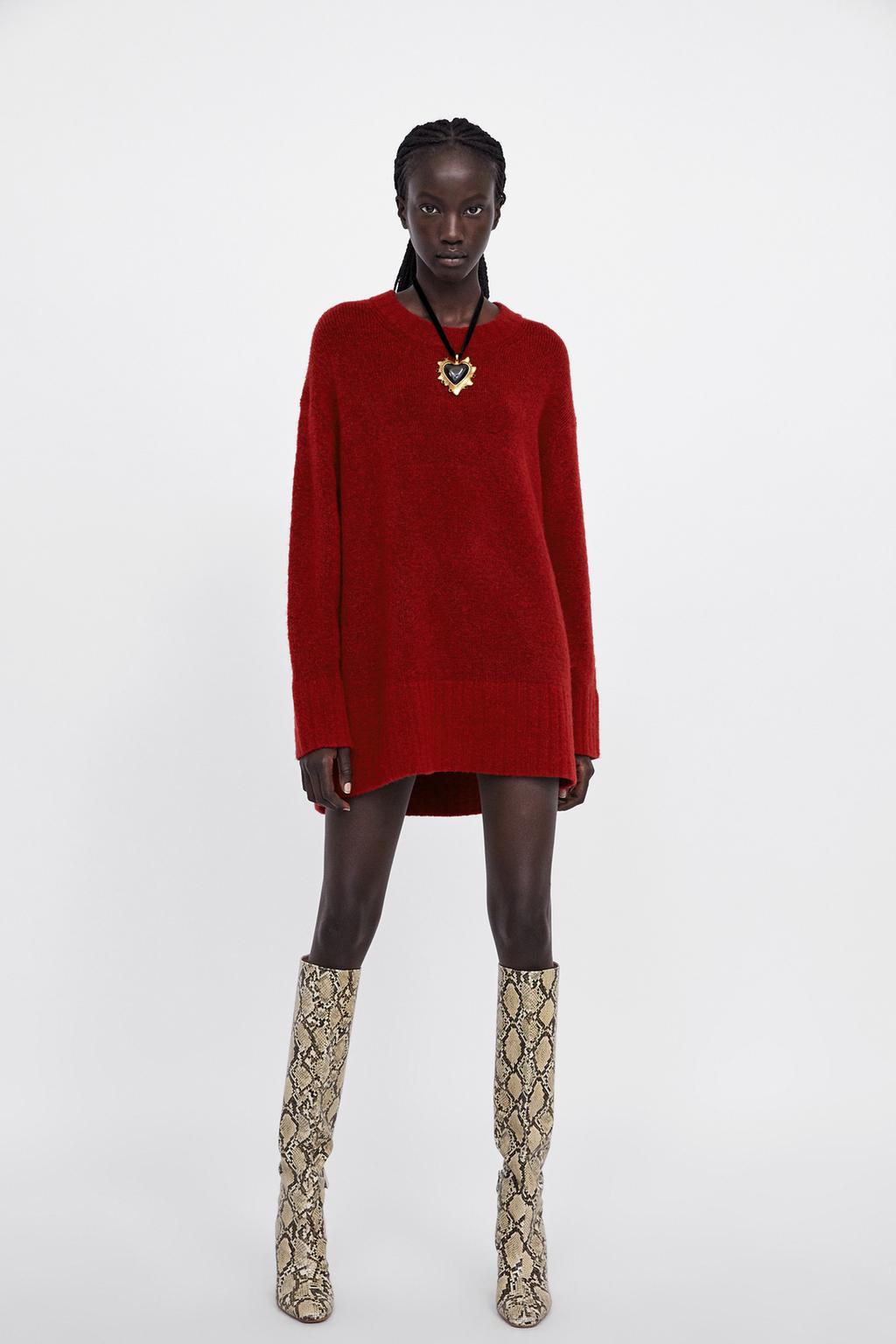 Image 1 of SWEATER WITH RIBBED TRIMS from Zara