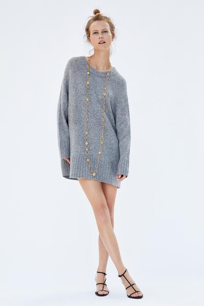 Image 1 of SWEATER WITH RIBBED TRIMS from Zara