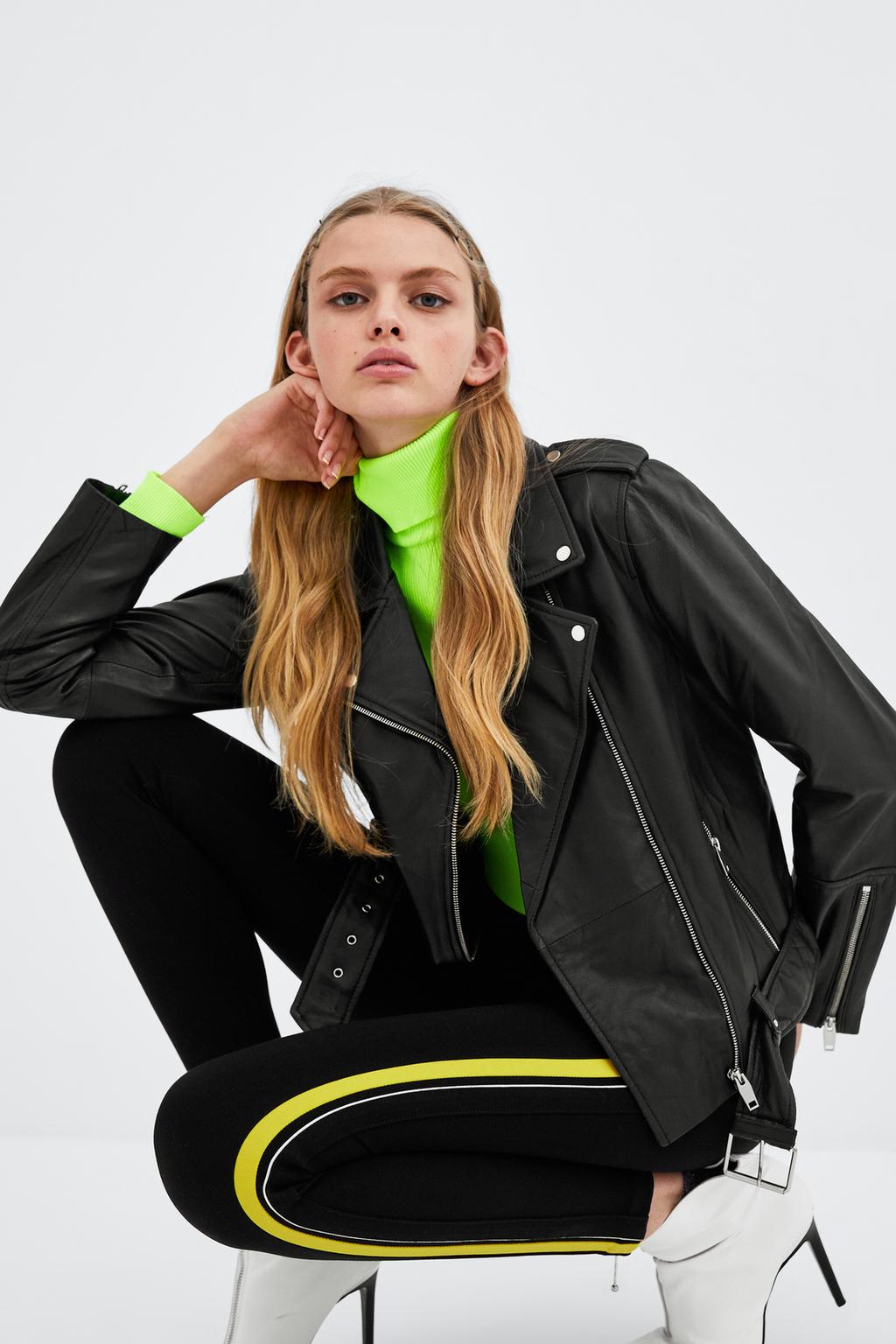 Imagem 2 de LEGGINGS COM FAIXAS LATERAIS da Zara