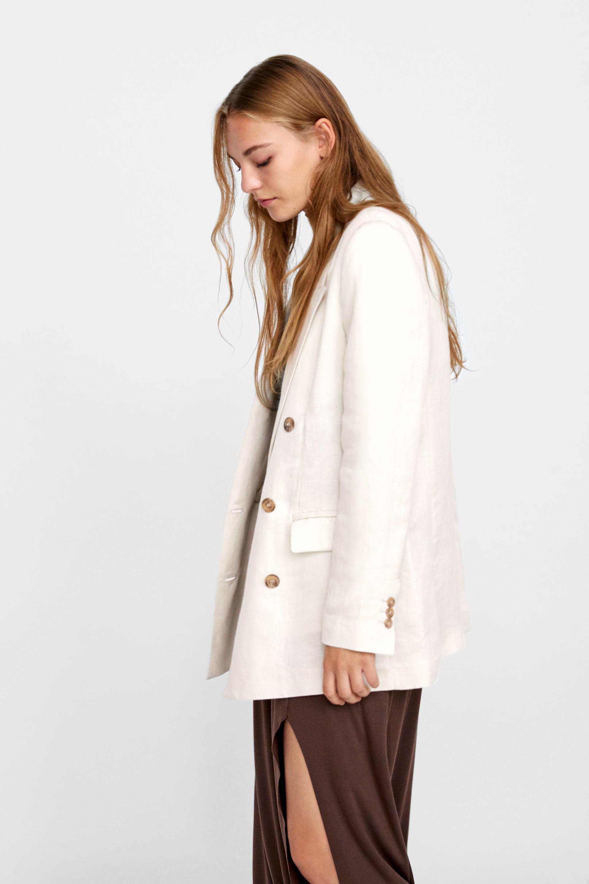 BLAZER DE LINHO ACETINADO