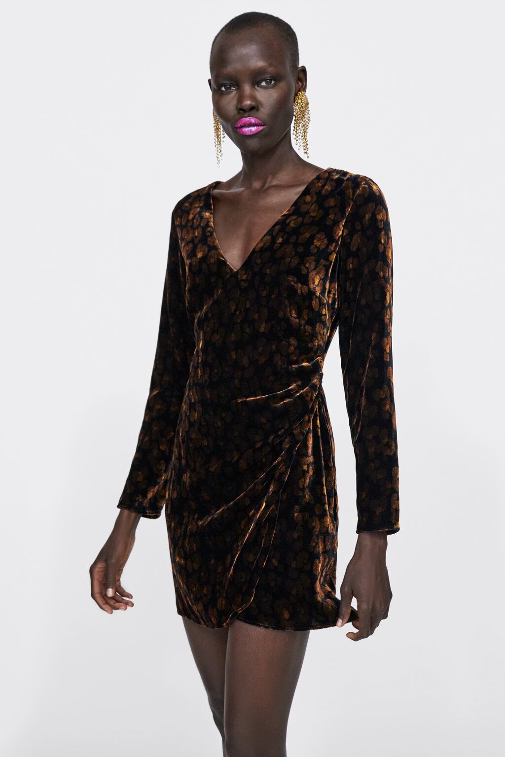 Image 2 of VELVET DRESS from Zara
