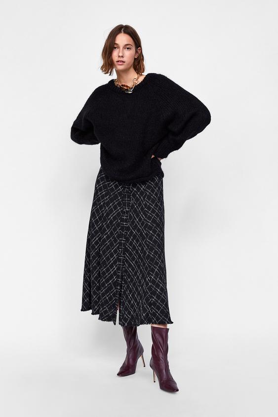 Immagine 1 di GONNA A QUADRI di Zara