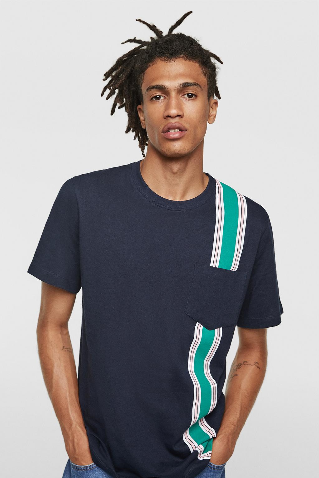 Imagen 2 de CAMISETA FRANJA de Zara