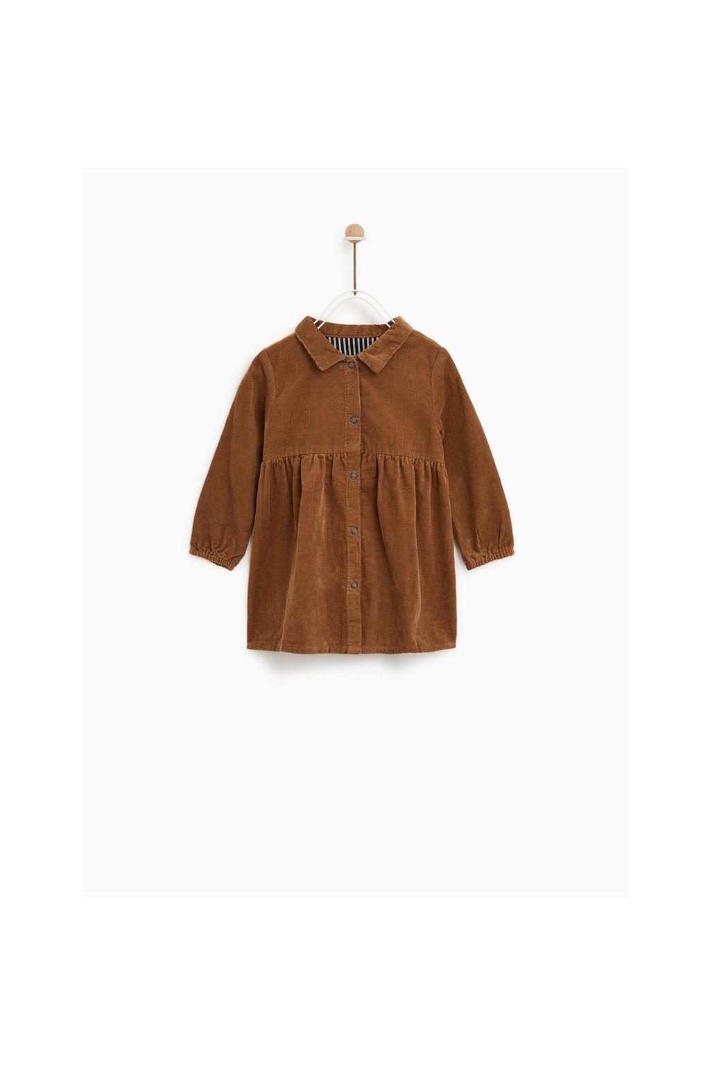Image 1 of CORDUROY DRESS from Zara