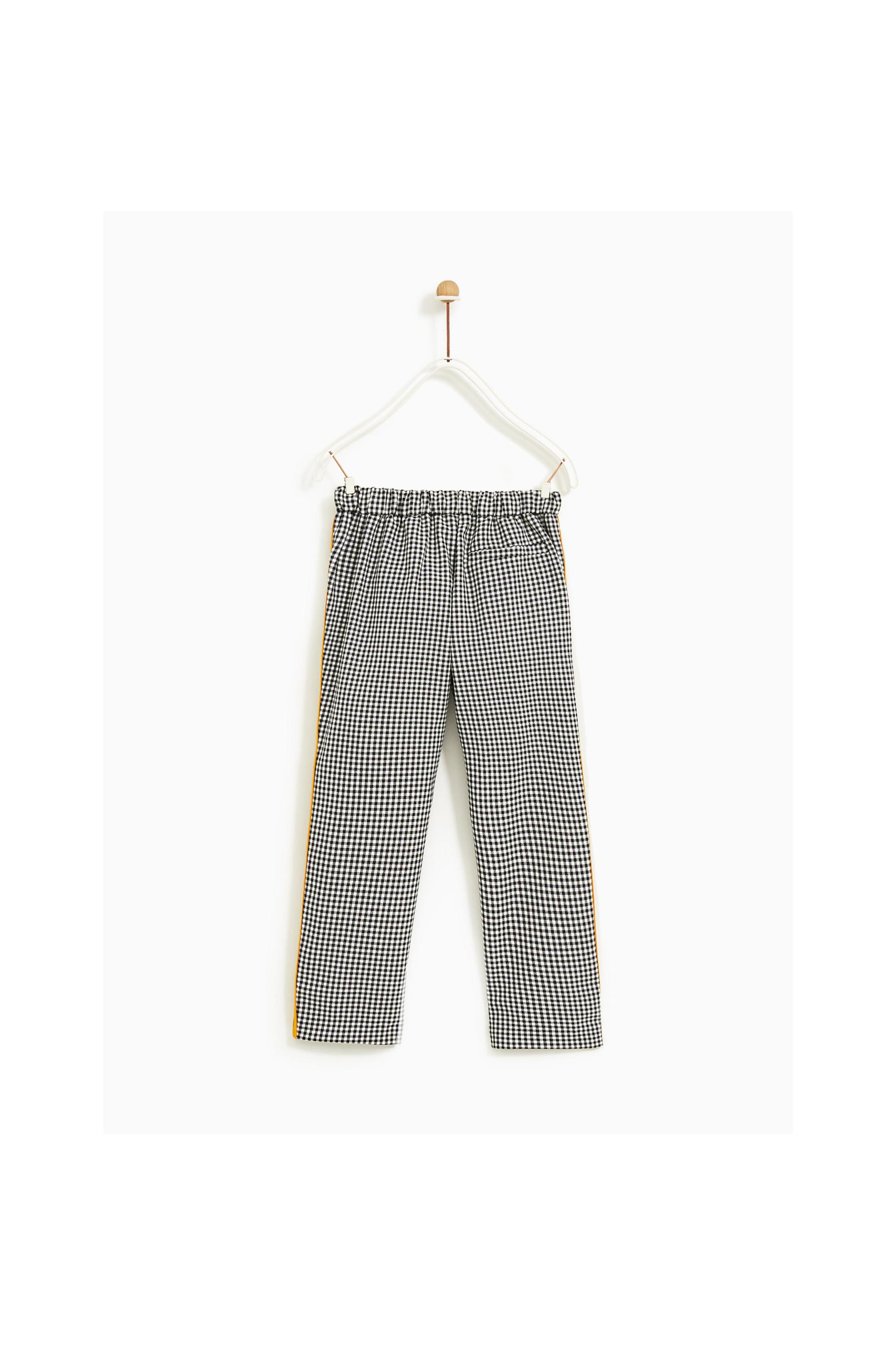 Karo Hose Mit Seitenstreifen Leggins Und Hosen Madchen