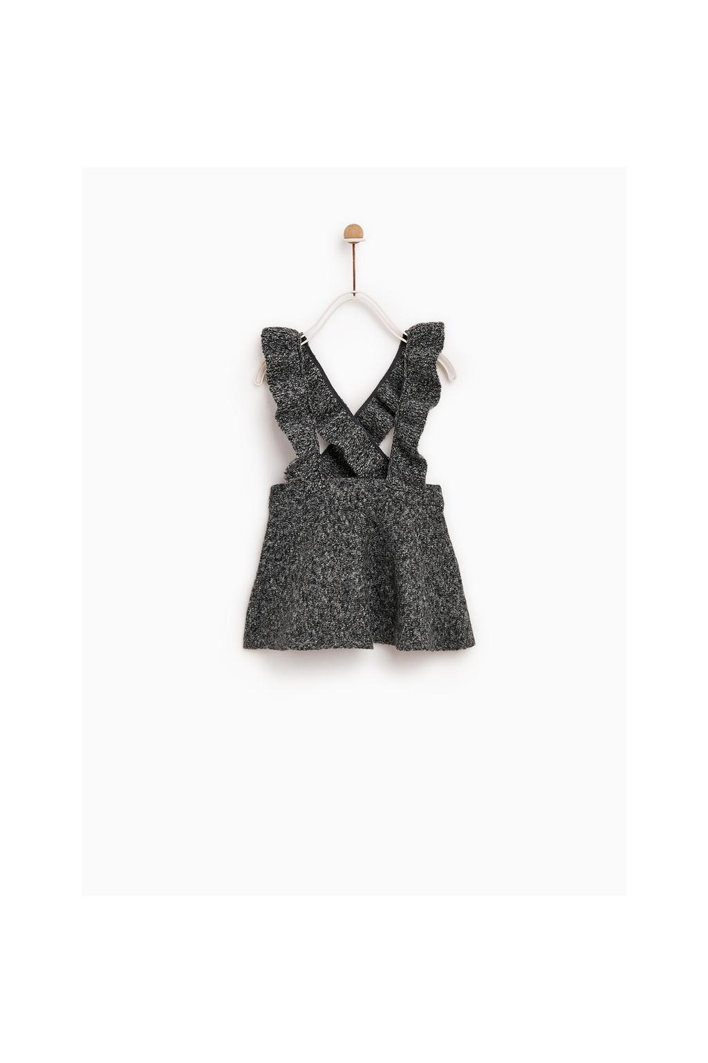 Image 1 of RUFFLED PINAFORE DRESS from Zara