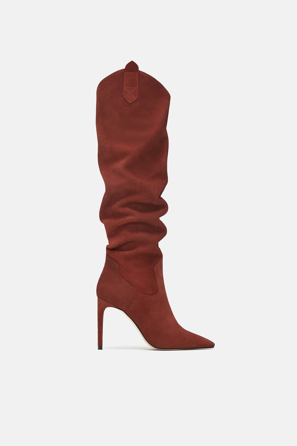SOFT LEATHER HIGH-HEEL BOOTS