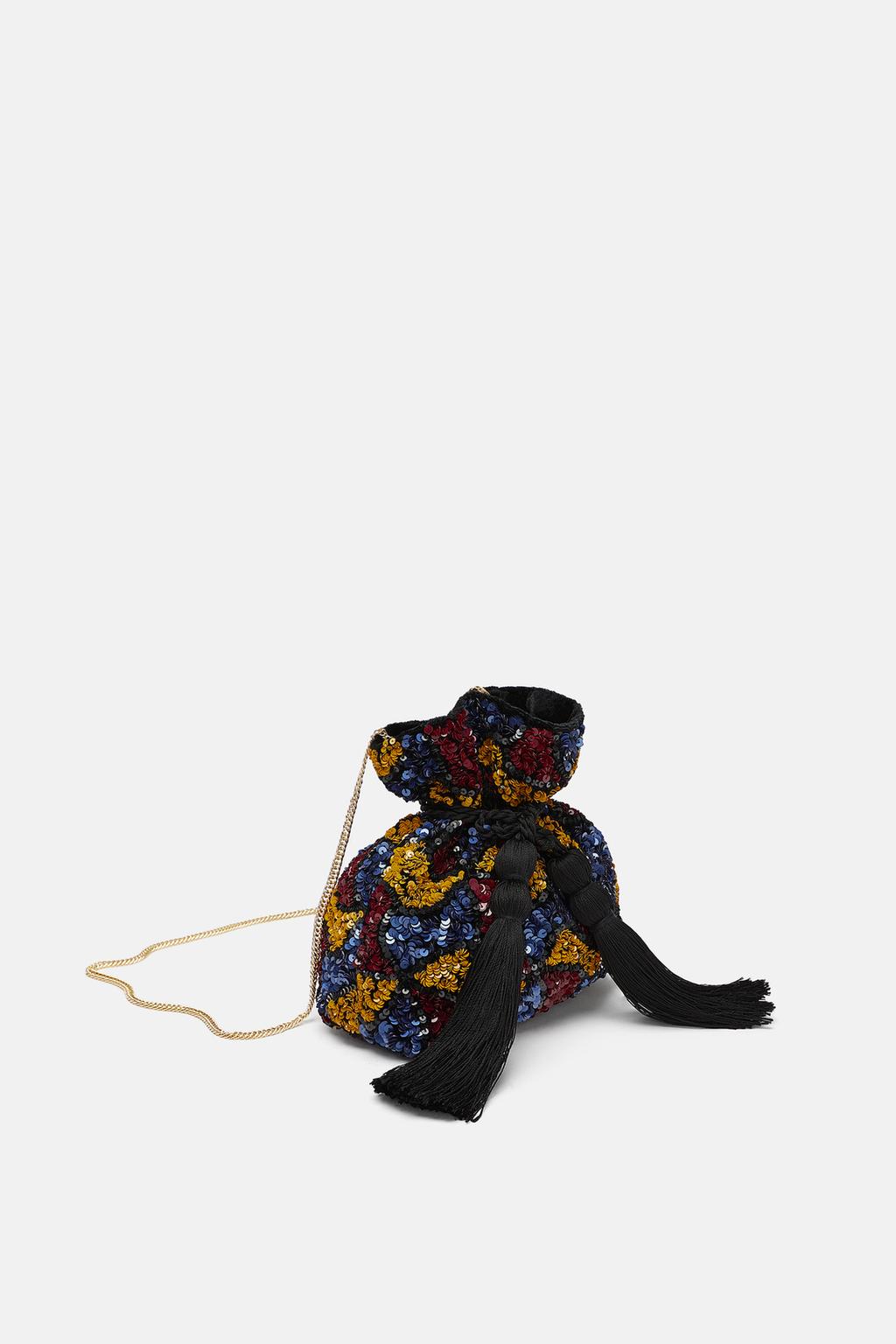 Image 1 of MINI PARTY BUCKET BAG from Zara