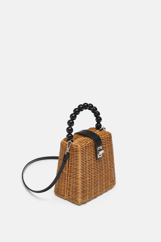 Image 4 of MINAUDIĆRE BAG WITH BRAIDED HANDLE from Zara