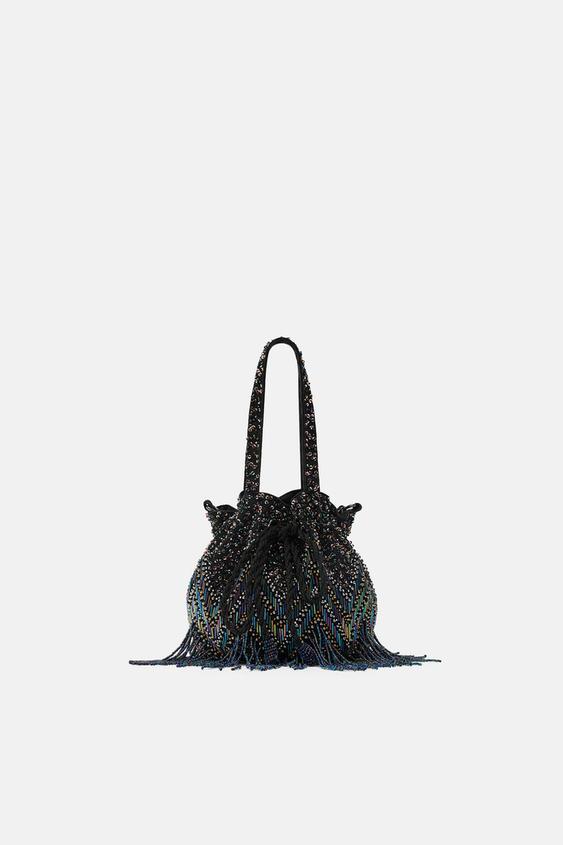 Mini Multicoloured Fringed Bag Dress Time Woman Corner S Image 1 Of Mini Multicoloured Fringed Bag From Zara