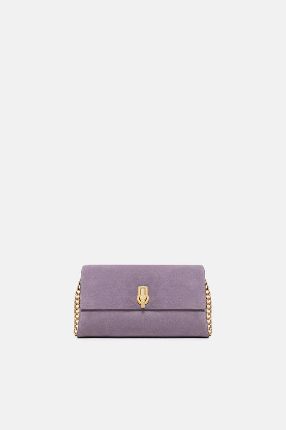 ... MINI SPLIT SUEDE CROSSBODY BAG Available in more colours