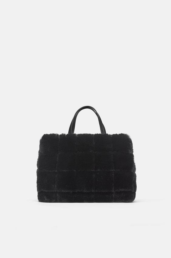 Faux Fur Per Bag Zara United States Image 2 Of Faux Fur Per Bag From Zara