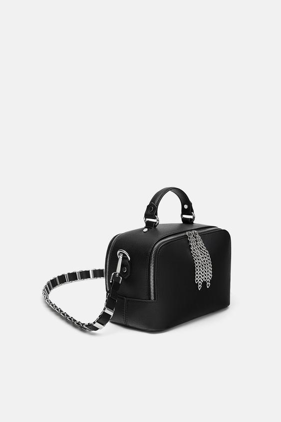 Rocker Style Bowling Bag Bags Woman Zara Australia Image 1 Of Rocker Style Bowling Bag From Zara