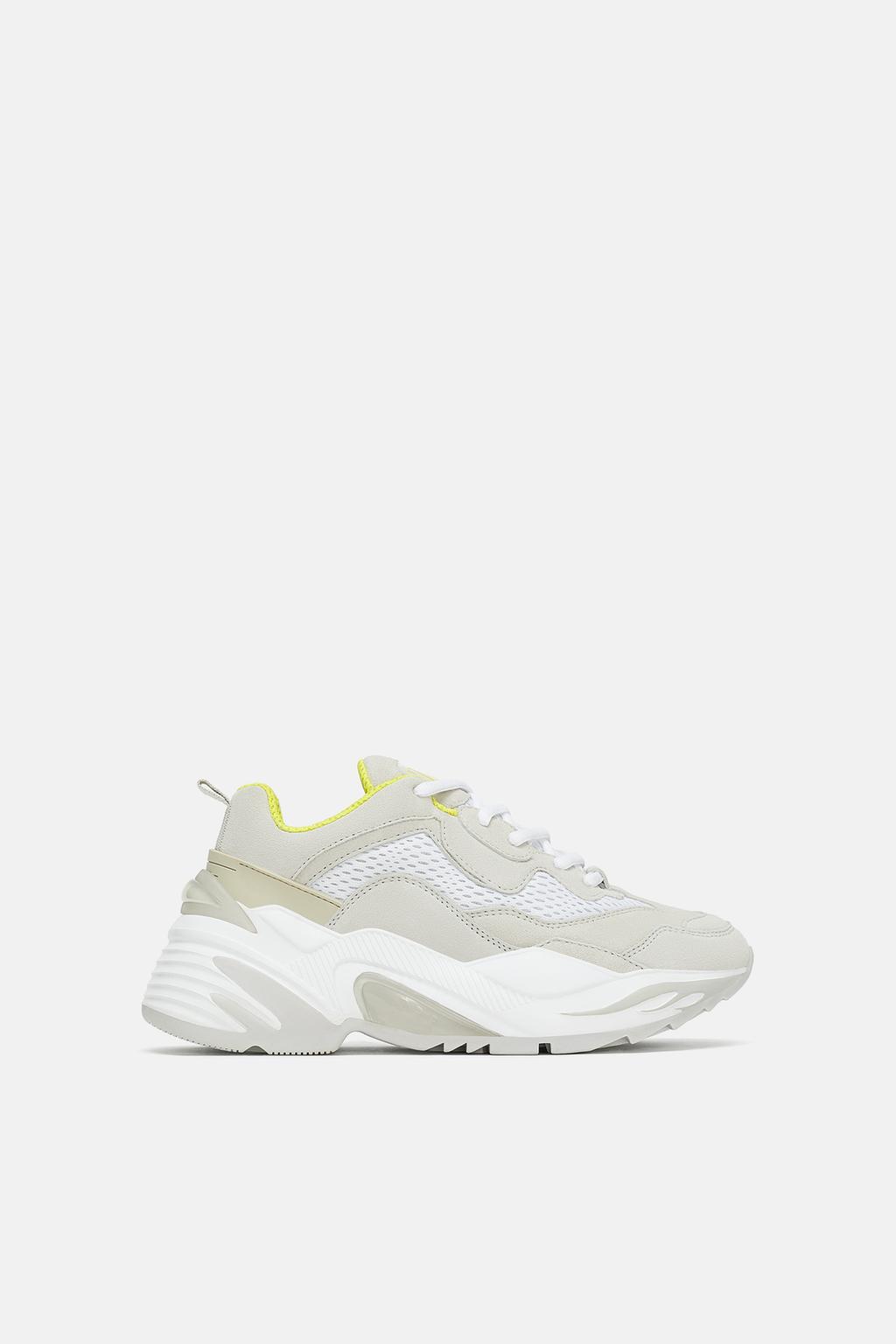 Image 2 of THICK SOLED SNEAKERS from Zara