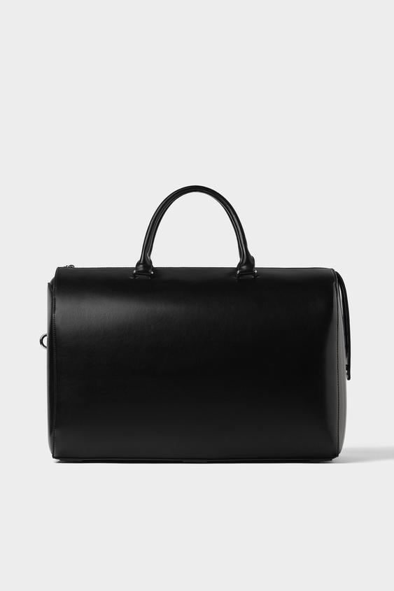 Black Bowling Bag Basics Bags Man Zara United Kingdom Image 1 Of Black Bowling Bag From Zara