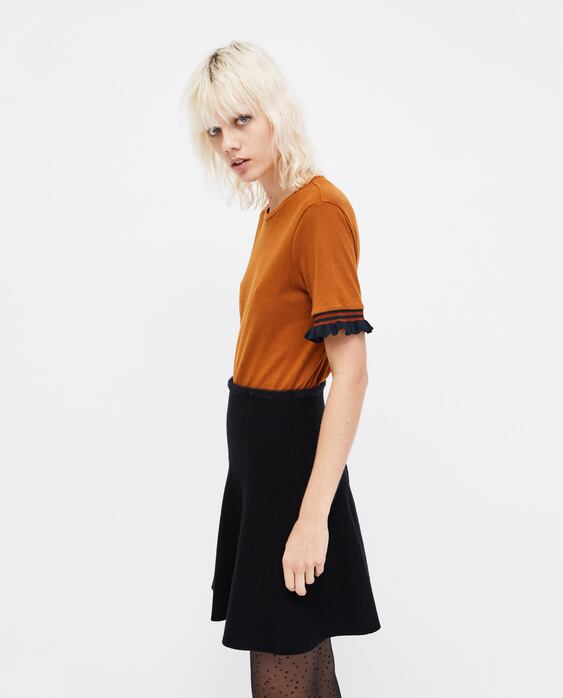Image 2 of FRILLED TOP from Zara