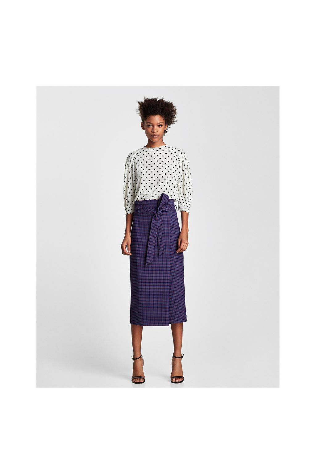 Image 1 of POLKA DOT T-SHIRT from Zara
