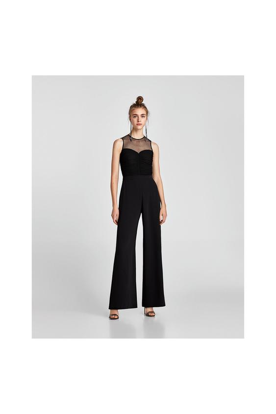 Imagen 1 de MONO COMBINADO DRAPEADO de Zara