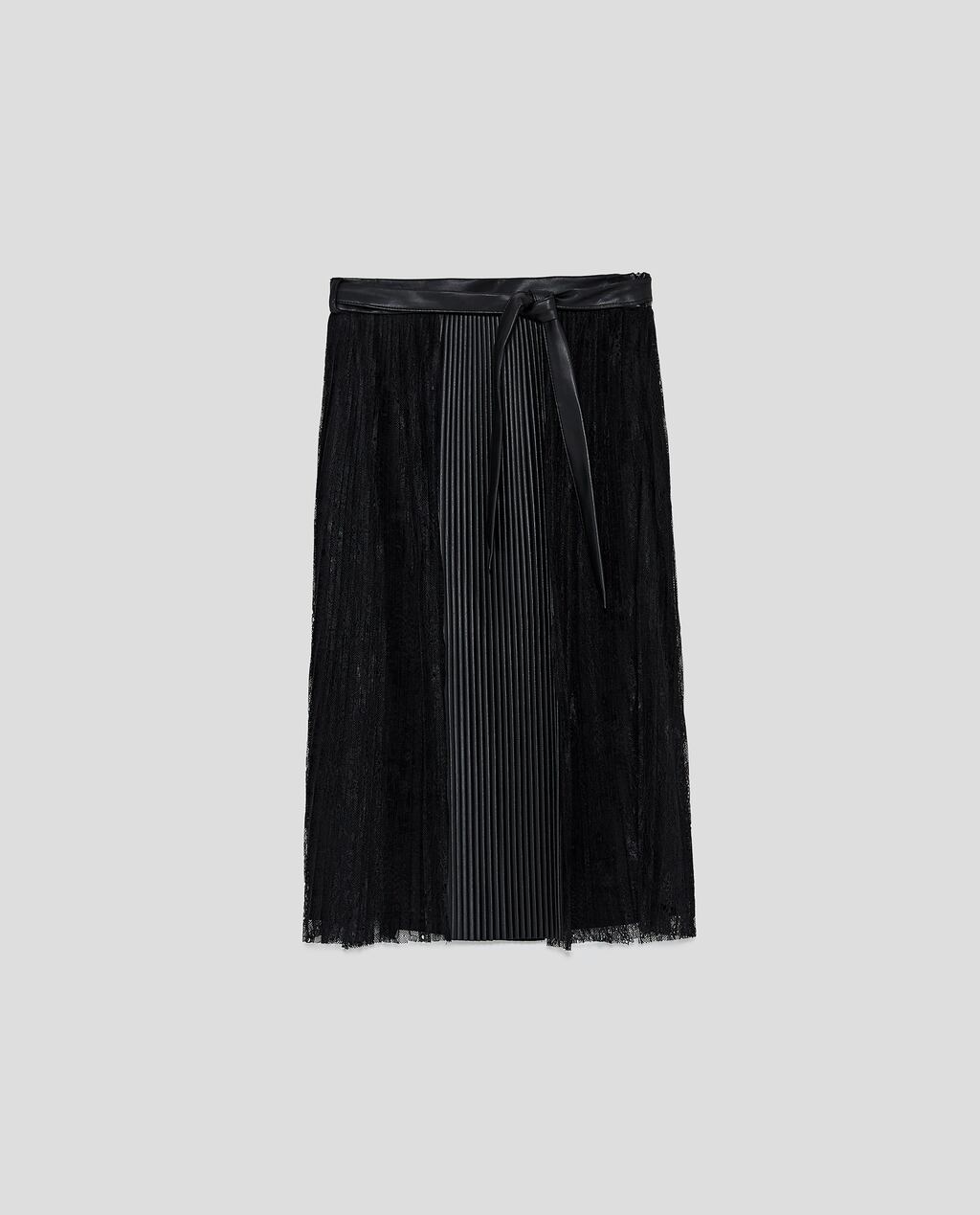 Image 8 of COMBINED PLEATED SKIRT from Zara
