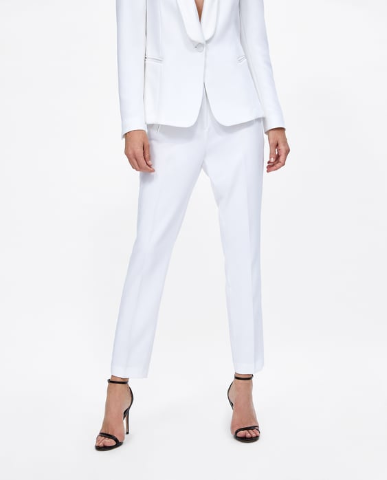 Image 2 of TUXEDO TROUSERS WITH SIDE TRIM DETAIL from Zara