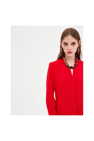 Image 5 of INVERTED LAPEL FROCK COAT from Zara