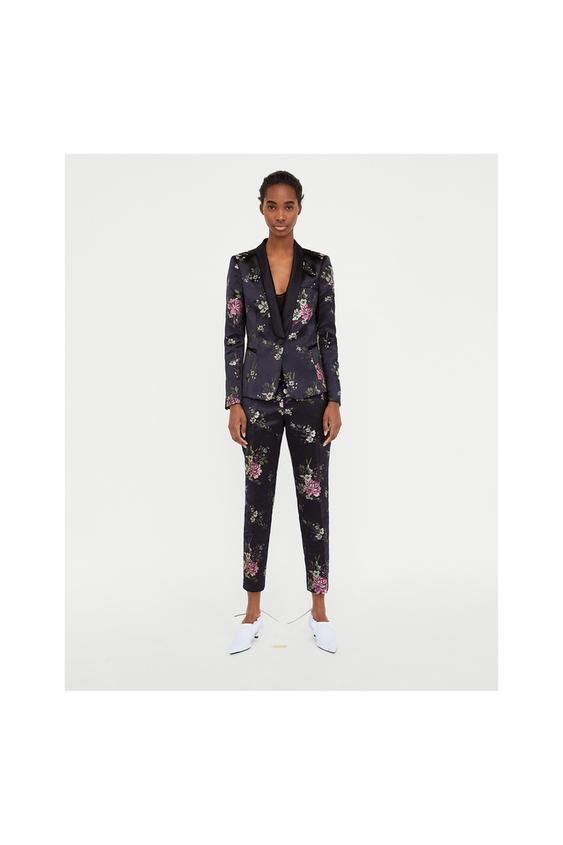 Zdjęcie 1 ŻAKARDOWA MARYNARKA z Zara